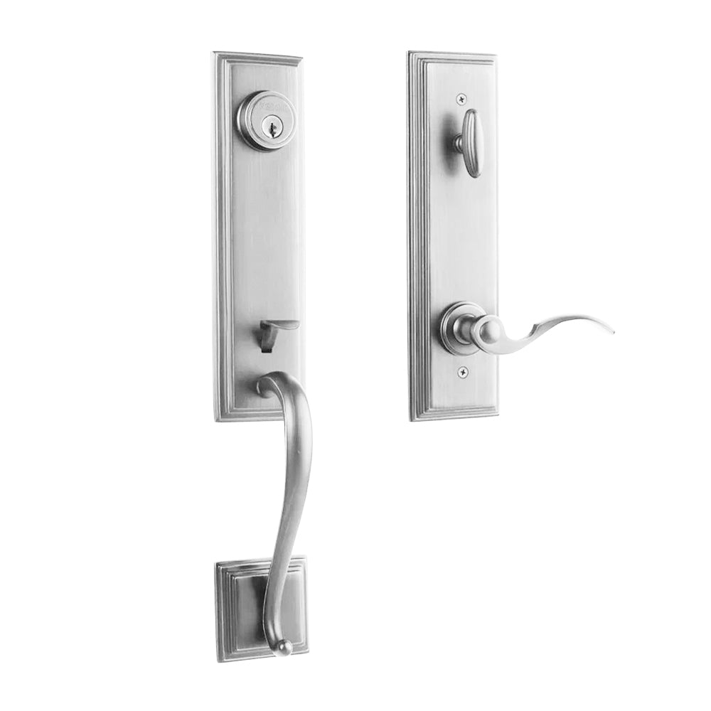 Seine Entry I/C w/Flutto Lever PC BP in Polished Chrome
