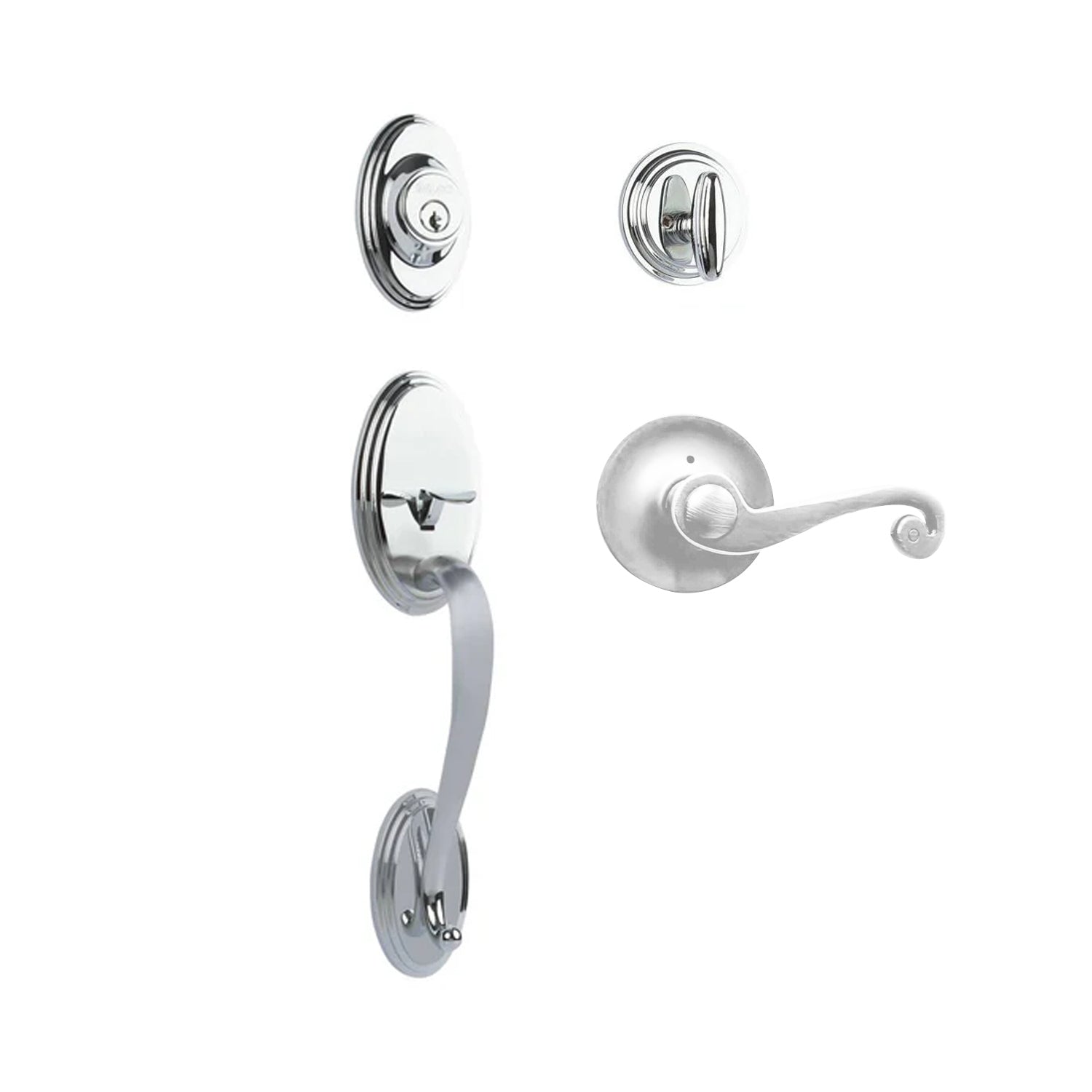 Somme Entry S/C w/Spira Lever PC BP in Polished Chrome