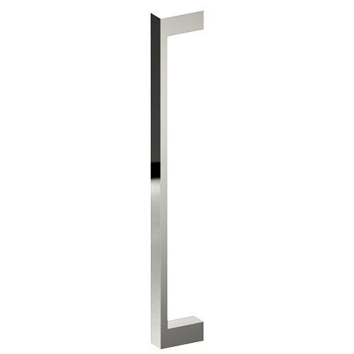 BAR Entrance Pull Handles, Stainless Steel, 25mm x 13mm x 400mm CTC (Back to Back Pair) in Polished Stainless Steel