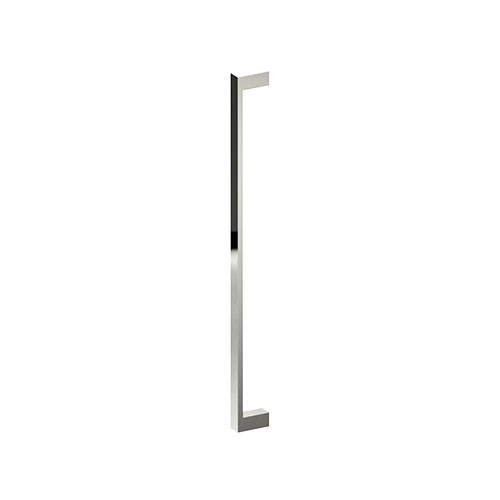 BAR Entrance Pull Handles, Stainless Steel, 25mm x 13mm x 600mm CTC (Back to Back Pair) in Polished Stainless Steel