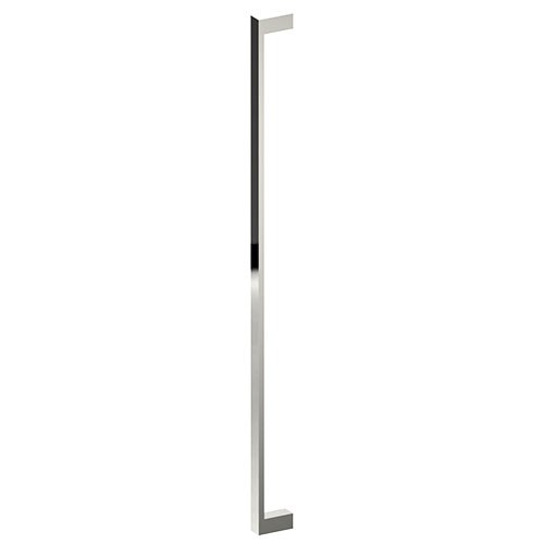 BAR Entrance Pull Handles, Stainless Steel, 25mm x 13mm x 800mm CTC (Back to Back Pair) in Polished Stainless Steel