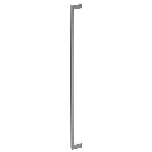 BAR Entrance Pull Handles, Stainless Steel, 25mm x 13mm x 800mm CTC (Back to Back Pair) in Prepared for Powder Coat