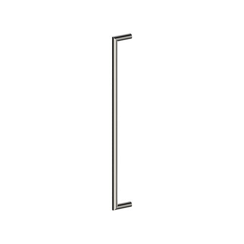 CETINA Entrance Pull Handles, Stainless Steel, 25mm Ø 600mm CTC (Back to Back Pair) in Polished Stainless Steel