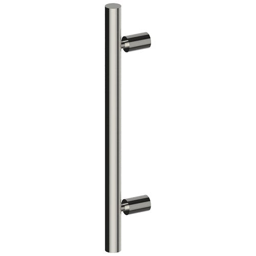 DUO Entrance Pull Handles, Stainless Steel, 32mm Ø x 400mm CTC (Back to Back Pair) in Polished Stainless Steel