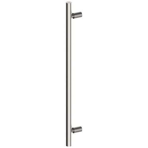 DUO Entrance Pull Handles, Stainless Steel, 32mm Ø x 800mm CTC (Back to Back Pair) in Prepared for Powder Coat