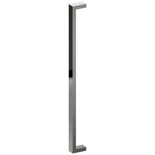 LINEA Entrance Pull Handles, Stainless Steel, 38mm x 25mm x 800mm CTC (Back to Back Pair) in Polished Stainless