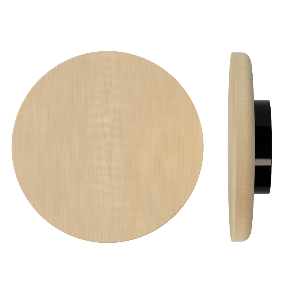 American oak T11 Timber Pull Handle by Style Finish Doorware, single door hardware with sleek wood grain finish.