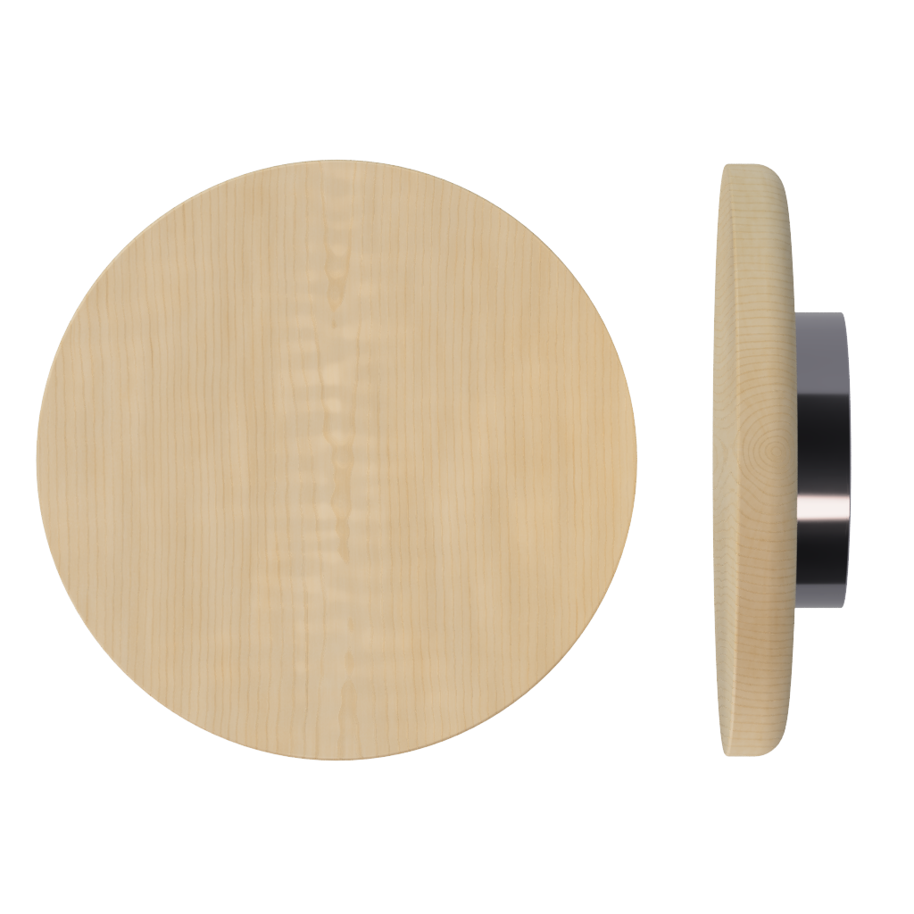 American Oak T11 Timber Pull Handle by Style Finish Doorware, single door hardware with a sleek wood finish.