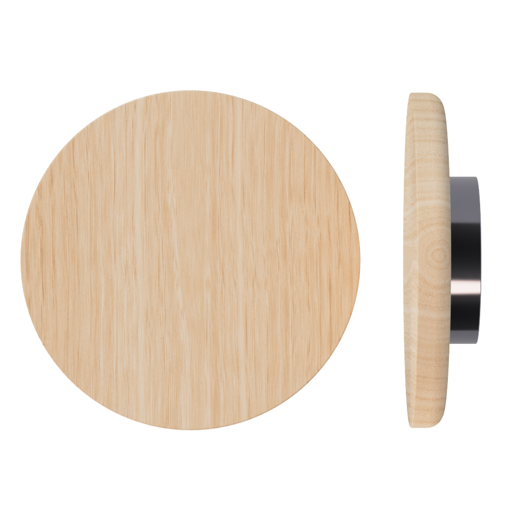 Victorian Ash T11 Timber Pull Handle from Style Finish Doorware, single door hardware with polished finish