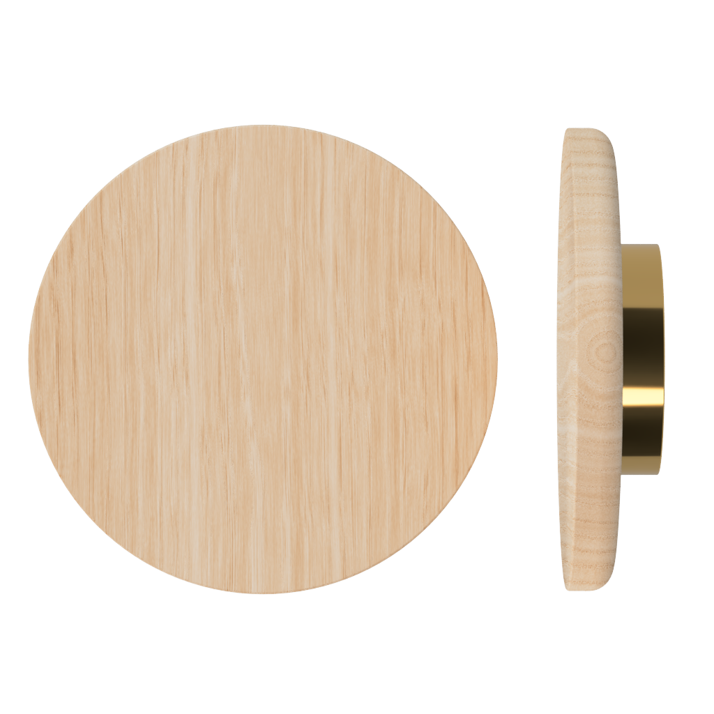Victorian Ash T11 Timber Pull Handle by Style Finish Doorware, single, with a sleek, modern design for doors.
