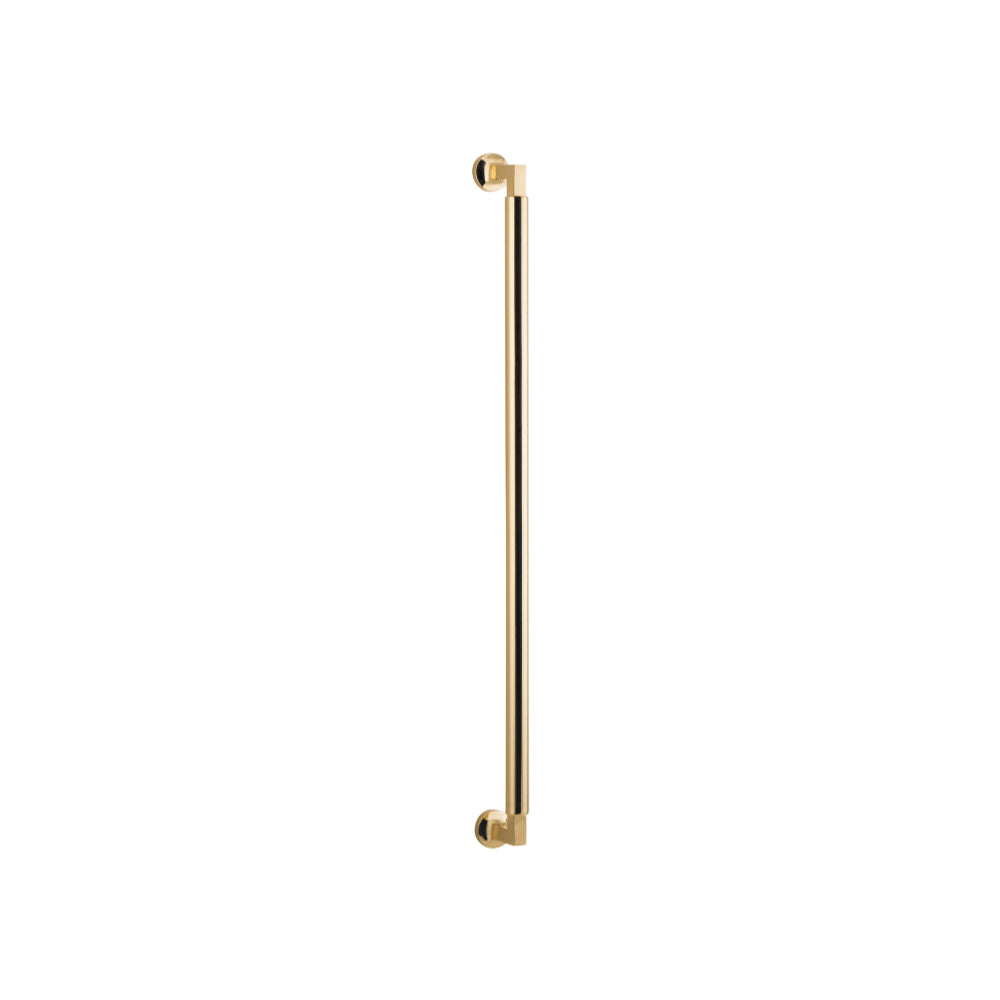 Pull Handle Berlin Polished Brass H635xW22xP63mm BP35mm CTC600mm in Polished Brass