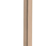 RIVIO GL501 PA pull handle with back-to-back fixing PVD light bronze in Light Bronze PVD