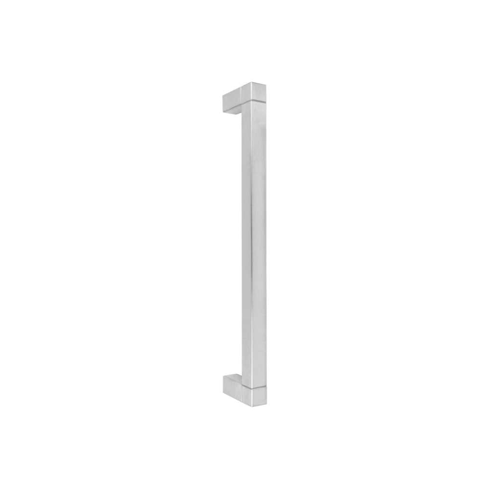 SQUARE JB320 NP pull handle with concealed fixing satin stainless steel in Satin Stainless