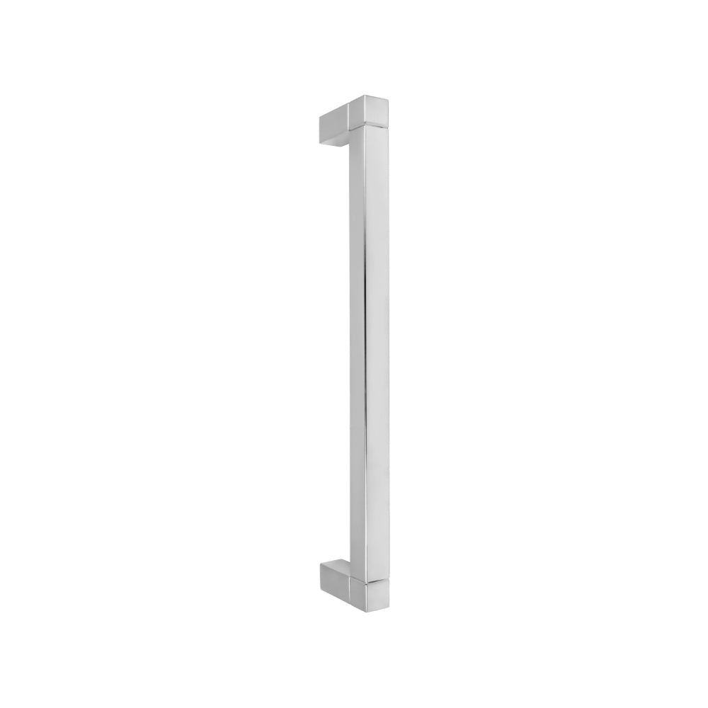 SQUARE JB320 PA pull handle with back-to-back fixing polished stainless steel in Polished Stainless