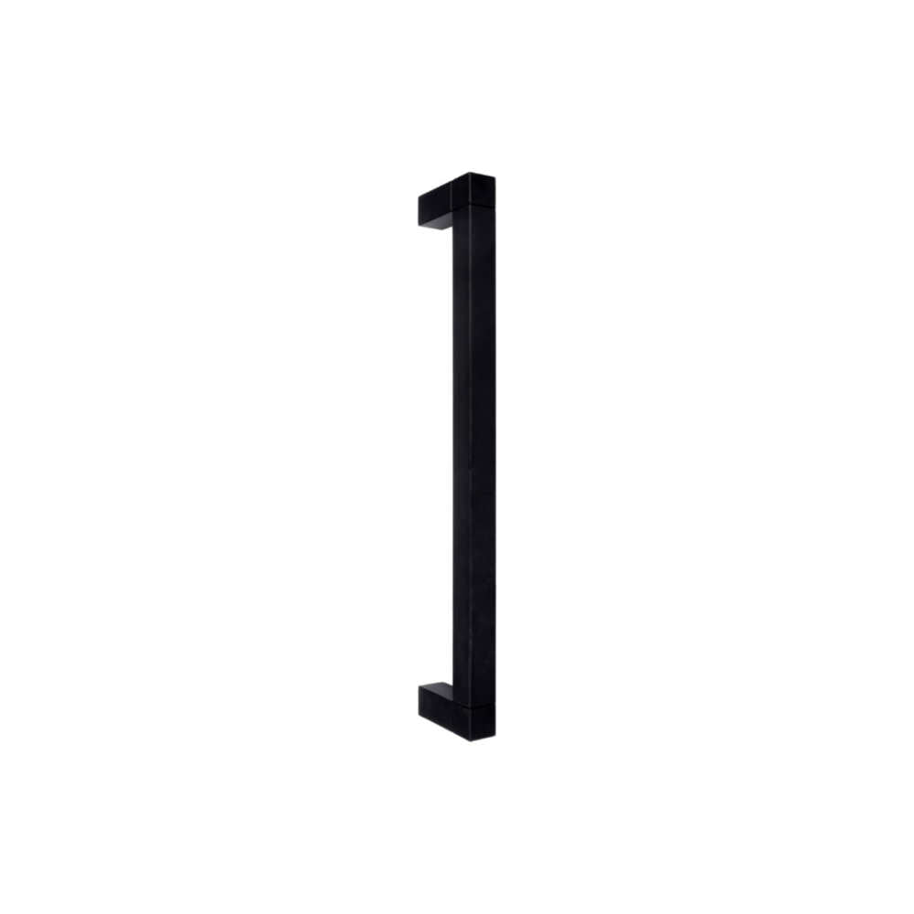 SQUARE JB320 PA pull handle with back-to-back fixing satin black in Satin Black