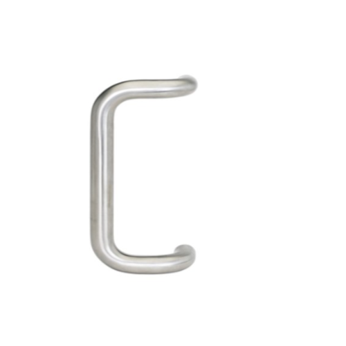 Aquilla Offset D Handle - 300mm crs- Face Fix in Satin Stainless