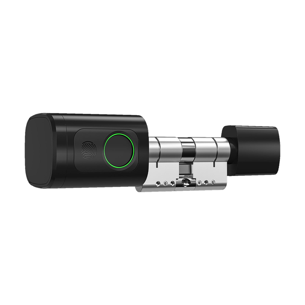 Retrofit Smart Euro Cylinder Black in Black