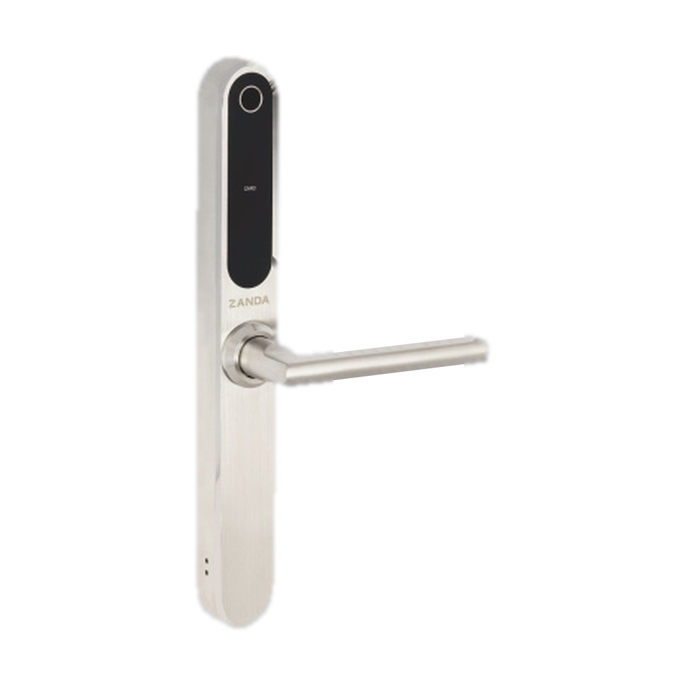 Stealth Electronic Longplate with 35mm Backset Mortice Lock in Brushed Nickel
