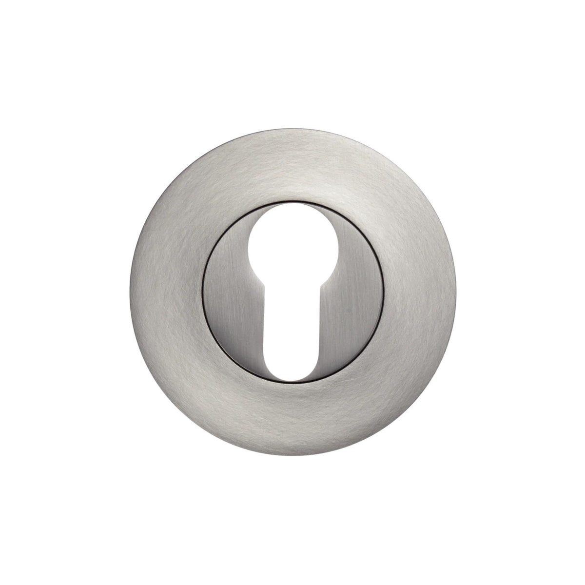 MOMO EURO CYLINDER ESCUTCHEON SET DULL BRUSHED NICKEL in Dull Brushed Nickel