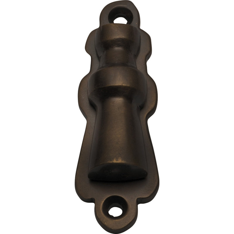 Escutcheon Covered Antique Brass H60xW20mm in Antique Brass