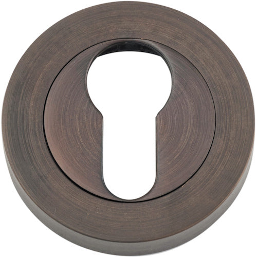 Escutcheon Euro Concealed Fix Round Pair Signature Brass D52xP10mm in Signature Brass