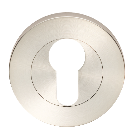 Euro Escutcheon (Pair) in Brushed Nickel