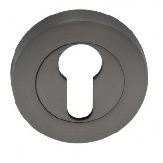 Euro Escutcheon (Pair) in Graphite Nickel
