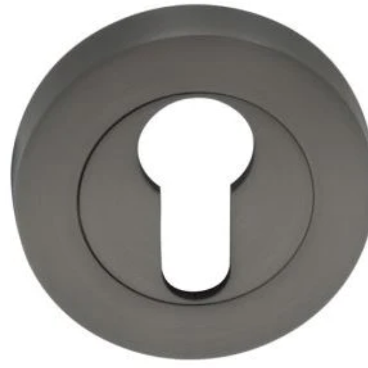 Euro Escutcheon (Pair) in Graphite Nickel