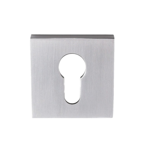 Q Series Euro Escutcheon in Satin Chrome