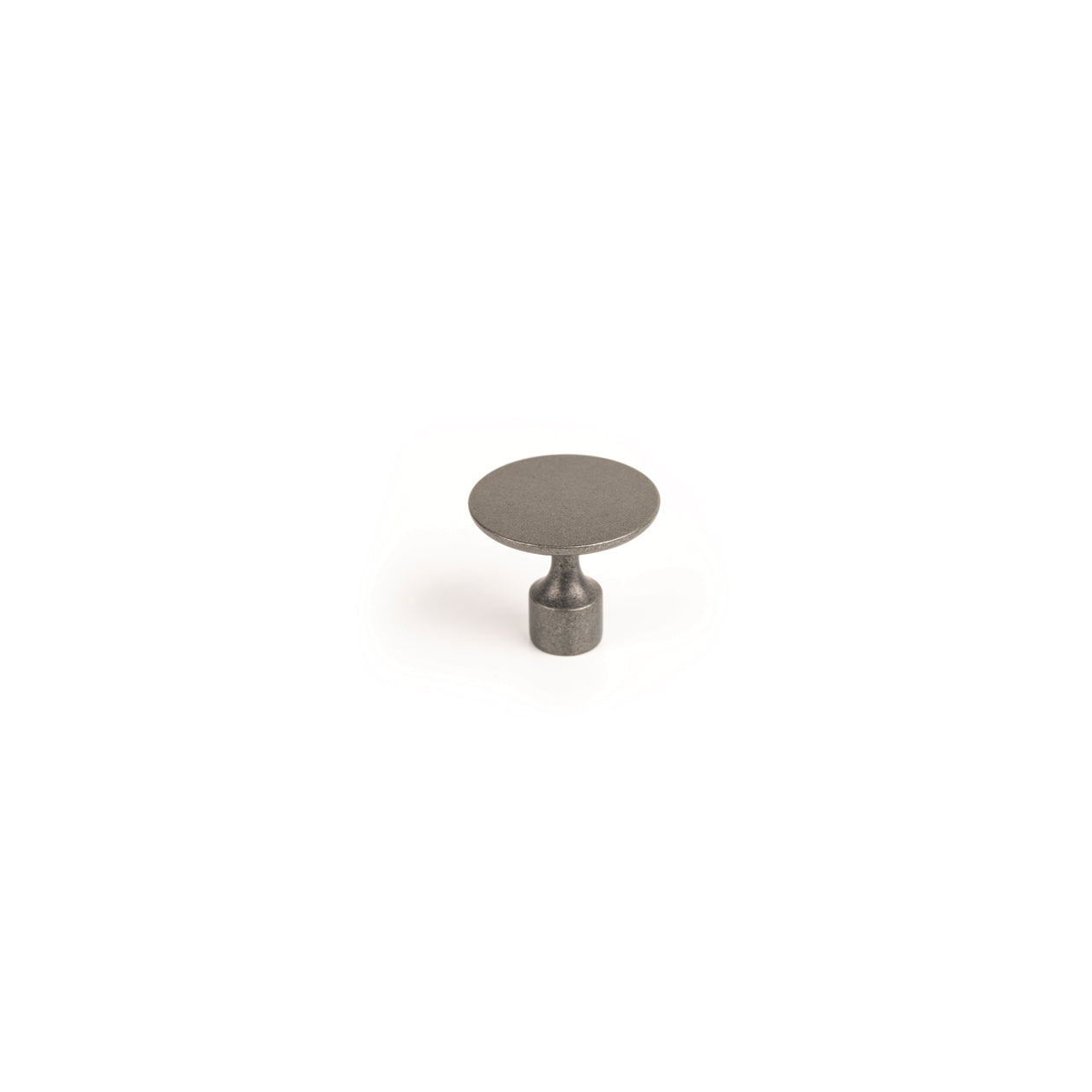 Momo FLOID cabinet knob in polished white finish, close-up view showing sleek modern design and smooth rounded shape.