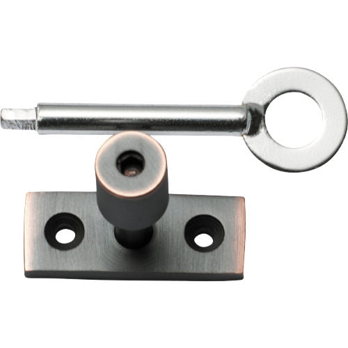 Locking Pin To Suit Base Fix Casement Fastener Antique Copper in Antique Copper