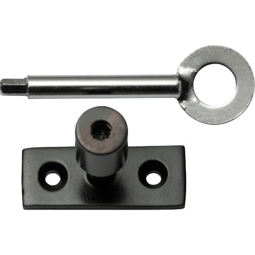 Locking Pin To Suit Base Fix Casement Fastener Matt Black in Matt Black