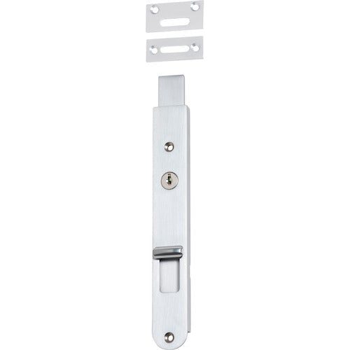 Iver locking flush bolt installed on a door, showcasing durable architectural hardware for secure and seamless door closure.