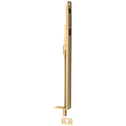 Flush Bolt Satin Brass H300xW19mm in Satin Brass