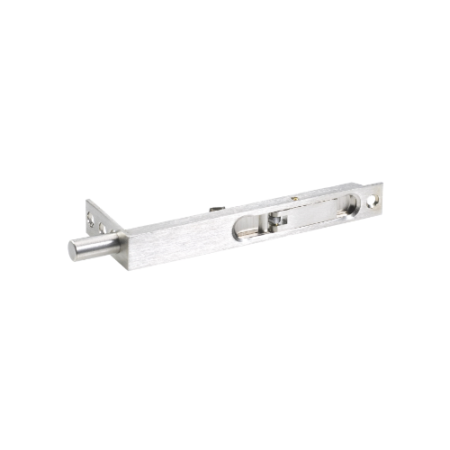 Brushed Nickel Flush Bolt 152 x 19mm - 25mm Throw in Brushed Nickel