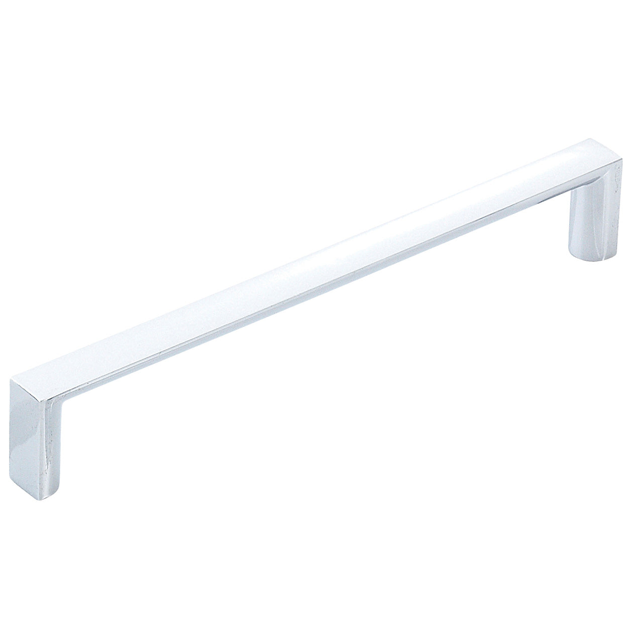 Momo Dallas D cabinet pull handle in brushed gold finish, with sleek, modern design and curved shape for furniture drawers and cabinets.