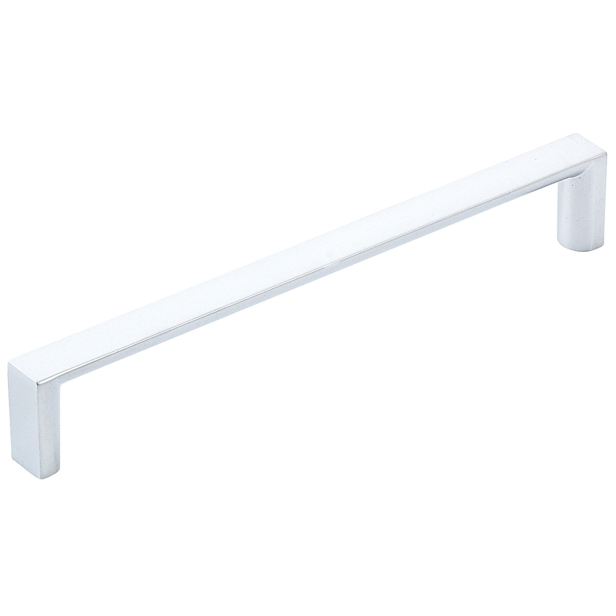 Momo DALLAS D cabinet pull handle in dark gray finish, sleek metal design for kitchen or bathroom cabinets.