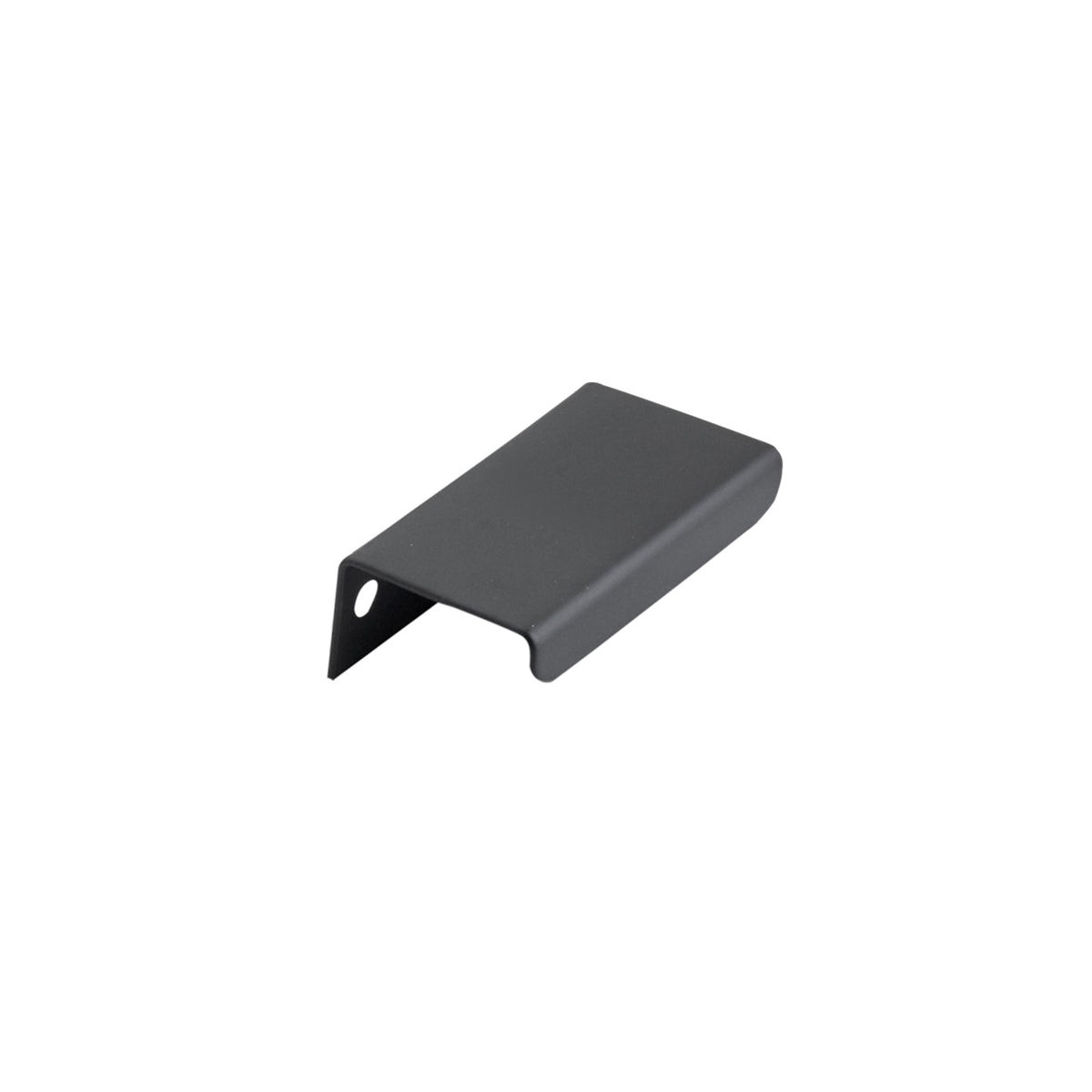 FERRARA LIP PULL 1.5MM THICK X 38MM L 25MM C MATT BLACK in Matt Black