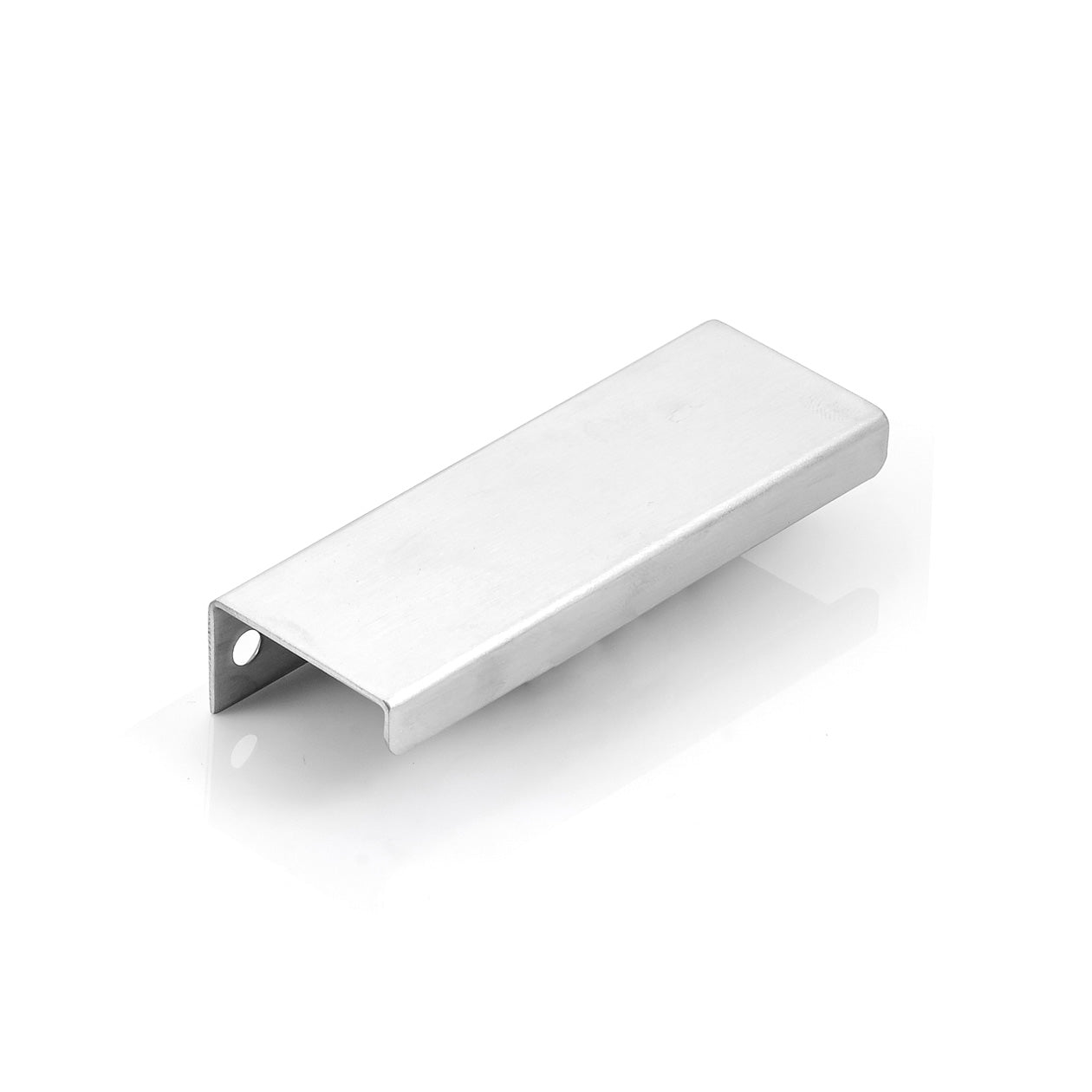 FERRARA LIP PULL 1.5MM THICK X 100MM L 88MM C 304 BRUSHED STAINLESS STEEL in Brushed Stainless Steel