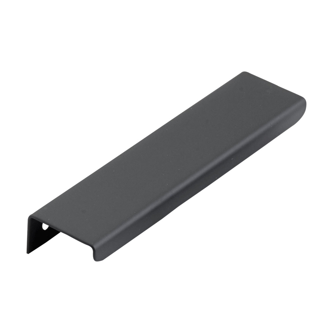 FERRARA LIP PULL 1.5MM THICK X 150MM L 128MM C MATT BLACK in Matt Black