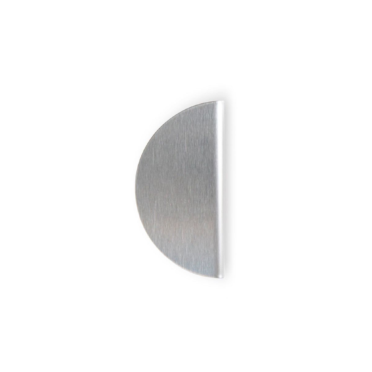 SOLA HALF ROUND LIP PULL - 80MM - STAINLESS STEEL in Satin Stainless