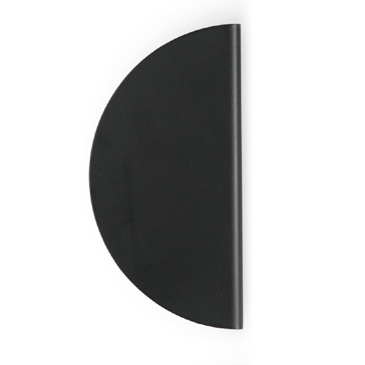 SOLA HALF ROUND LIP PULL - 240MM - MATT BLACK in Matt Black