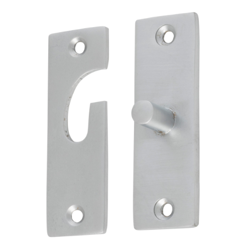 Fanlight Swivel Satin Chrome H73xW23mm in Satin Chrome