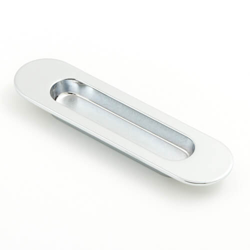 Castella Dune Sliding Door Pull Handle in Polished Chrome