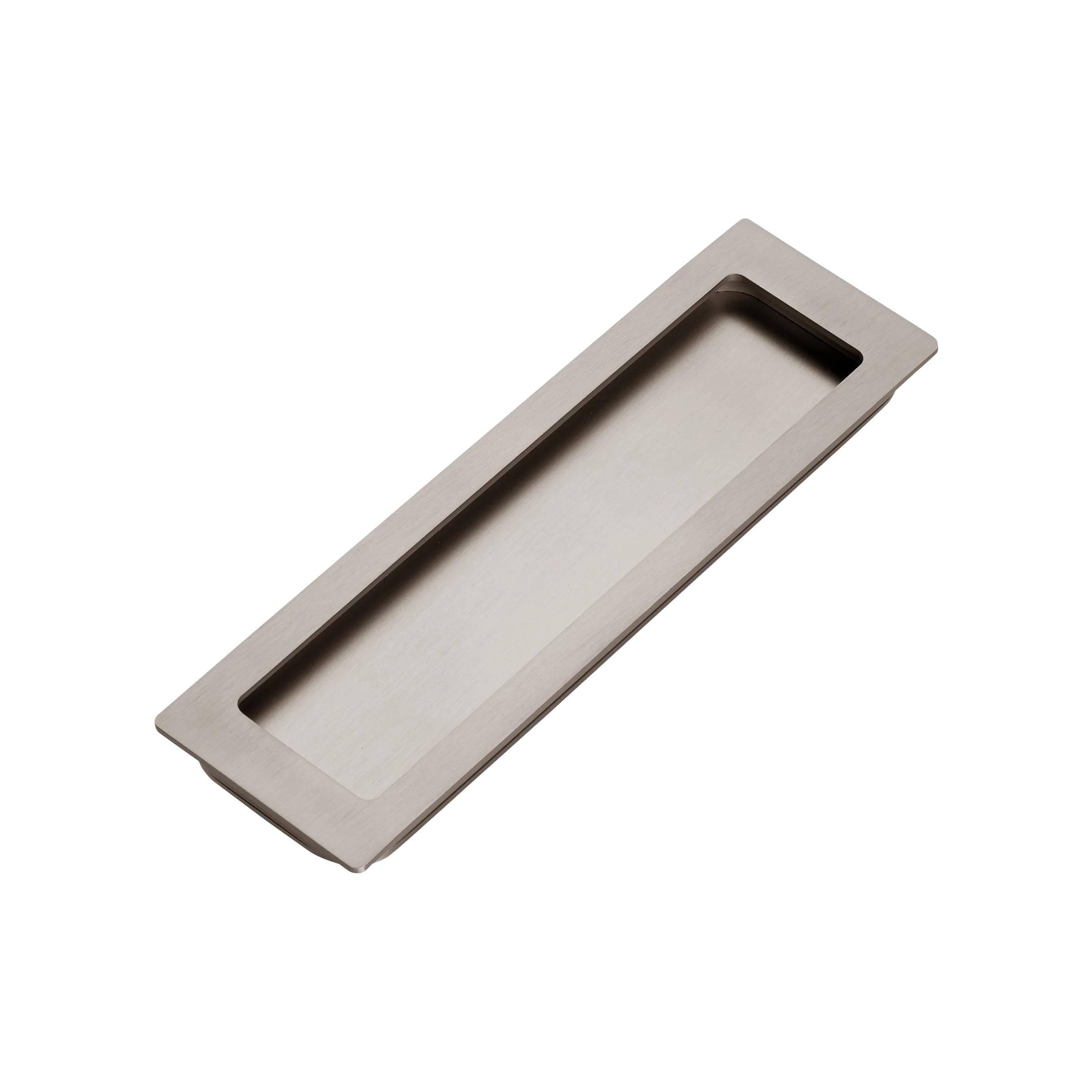 MOMO HANDLES CAVITY SLIDER FLUSH PULL DULL BRUSHED NICKEL in Dull Brushed Nickel