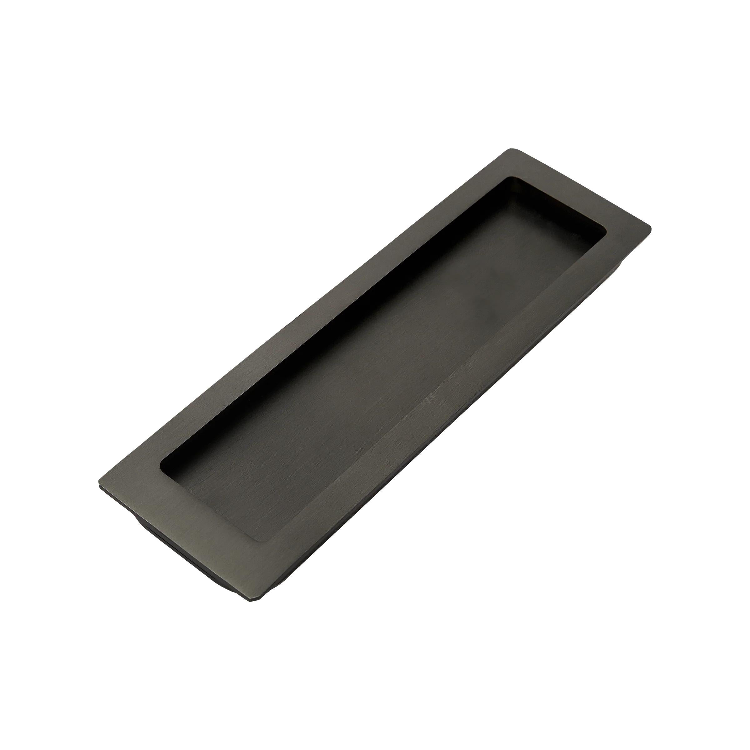 MOMO HANDLES CAVITY SLIDER FLUSH PULL GUNMETAL in Gun Metal