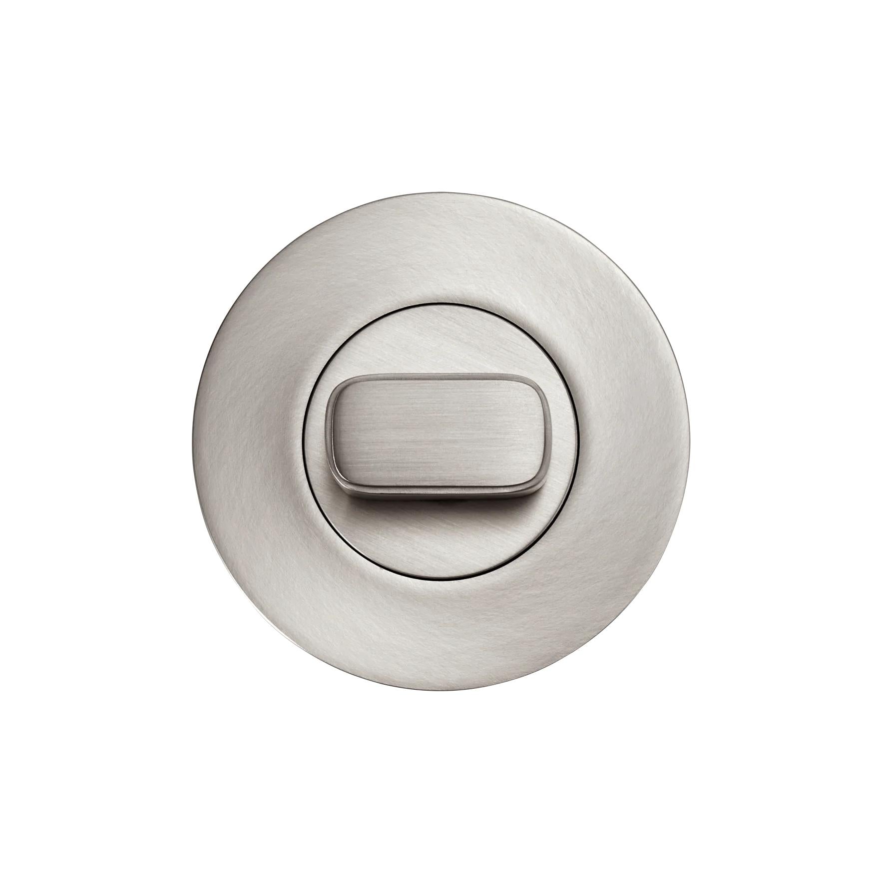 MOMO PRIVACY THUMB TURN SET DULL BRUSHED NICKEL in Dull Brushed Nickel