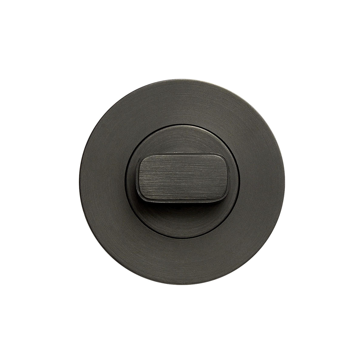 Momo Privacy Set architectural hardware with sleek brushed metal finish, includes door latch and privacy lock components.