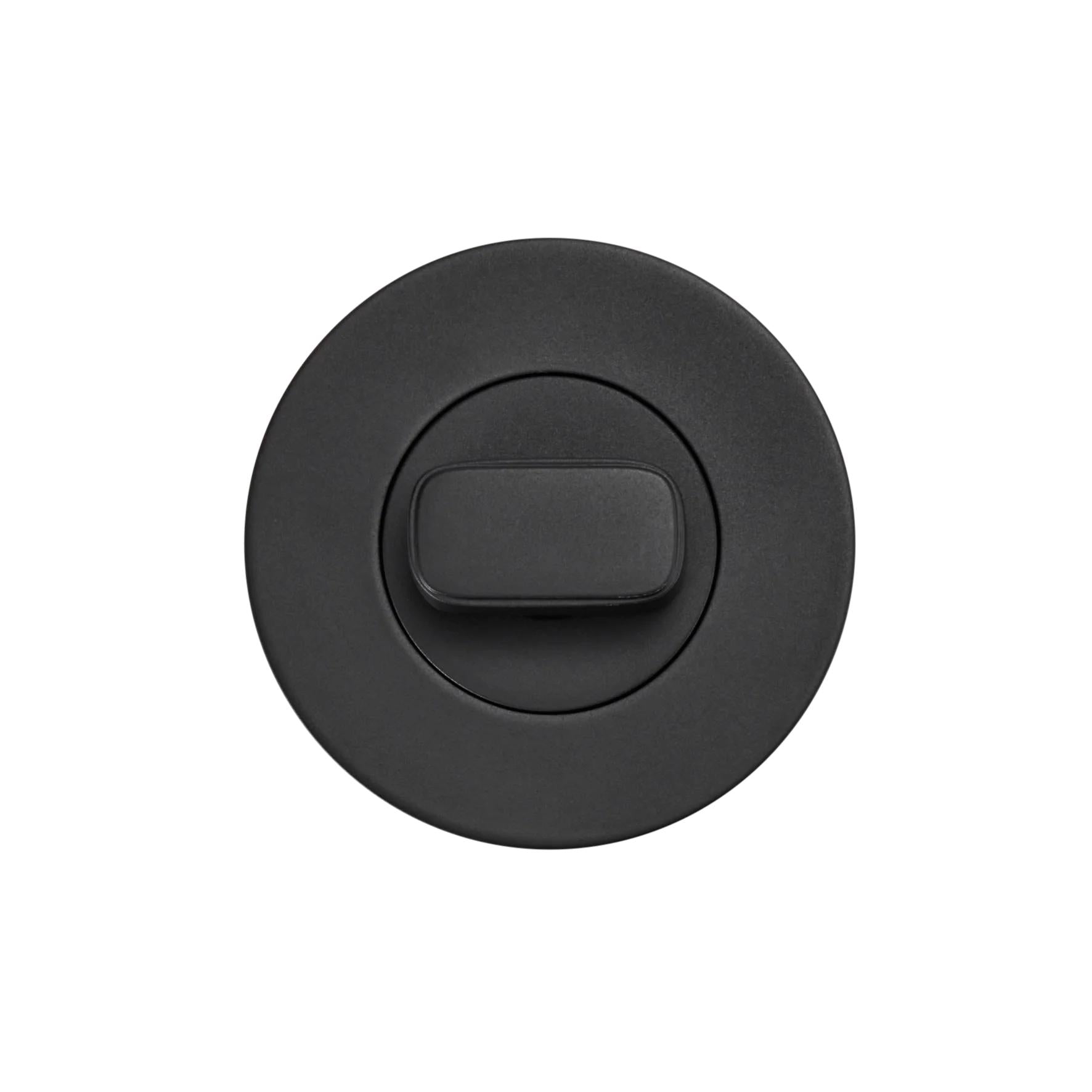 MOMO PRIVACY THUMB TURN SET MATT BLACK in Matt Black
