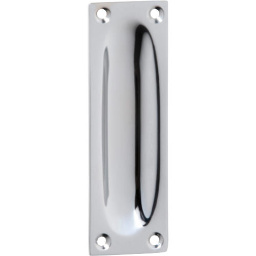Sliding Door Pull Classic Small Satin Chrome H88xW28mm in Satin Chrome